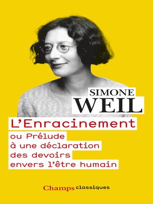cover image of L'Enracinement